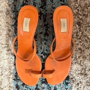 Barney’s New York Orange Heels